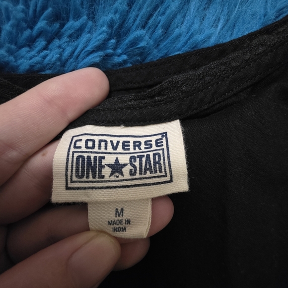 Converse Black Sleeveless V-Neck Mini Sundress Size Medium - Picture 5 of 7